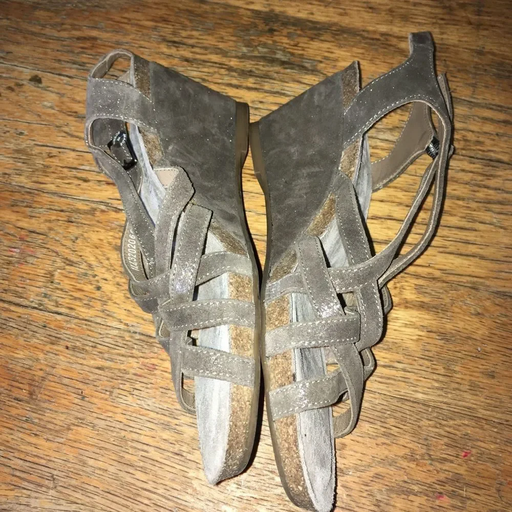 Mephisto air relax Lyla wedge sandals, size 40